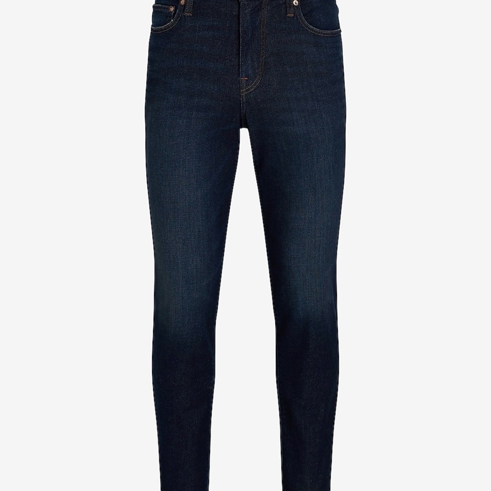 Express Dark Blue Slim Jeans - Picture 3 of 6